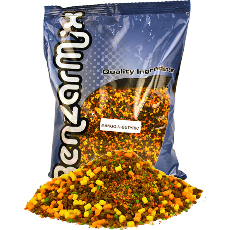 Benzar Mix BENZAR CRUSHED PVA BAG MIX 800 GR MANGO-N-BUTYRIC