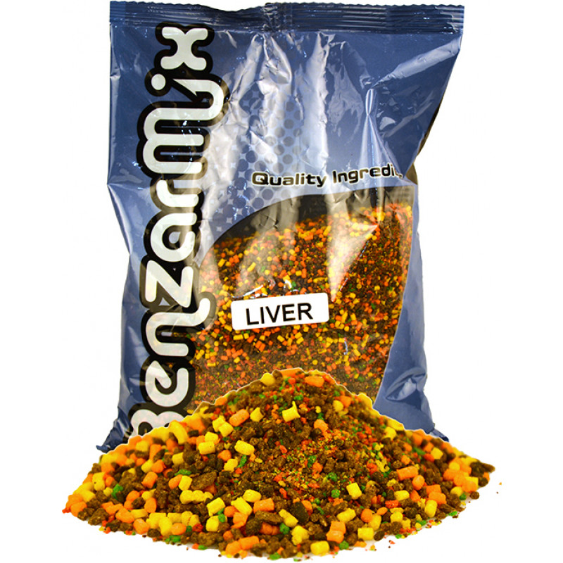 Benzar Mix BENZAR CRUSHED PVA BAG MIX 800 GR LIVER