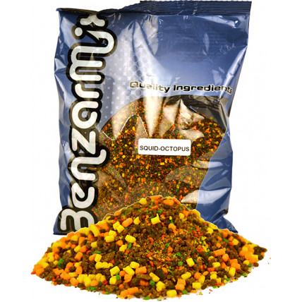 Benzar Mix BENZAR CRUSHED PVA BAG MIX 800 GR SQUID-OCTOPUS