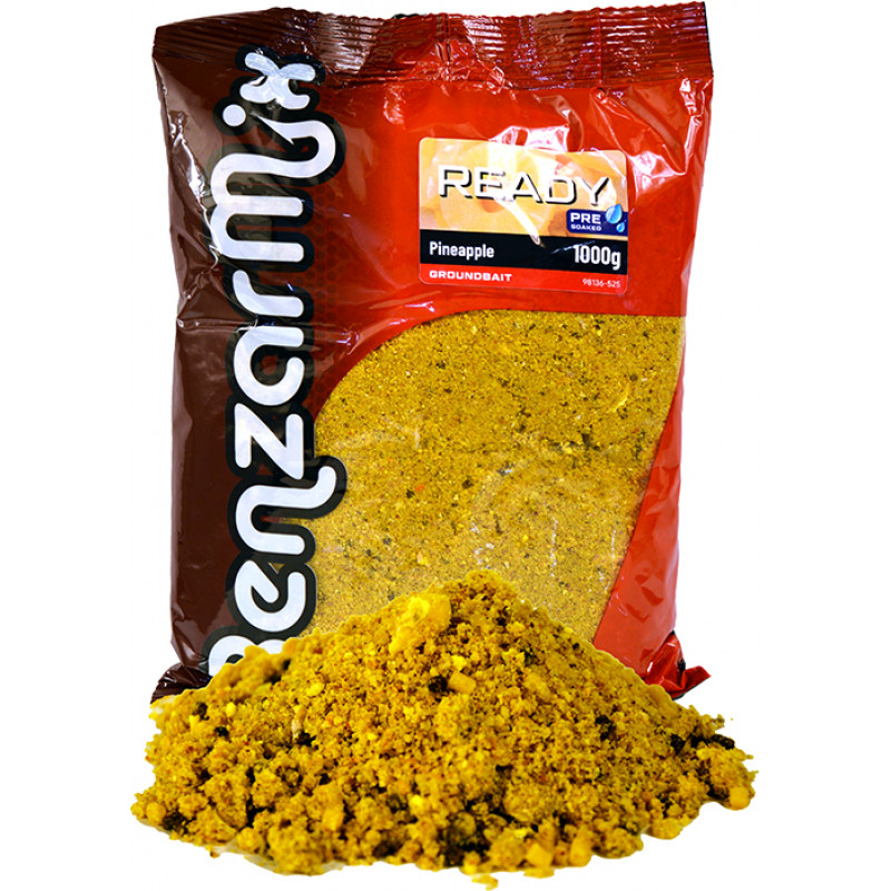 Benzar Mix BENZAR READY CARP GROUNDBAIT PINEAPPLE 1000G