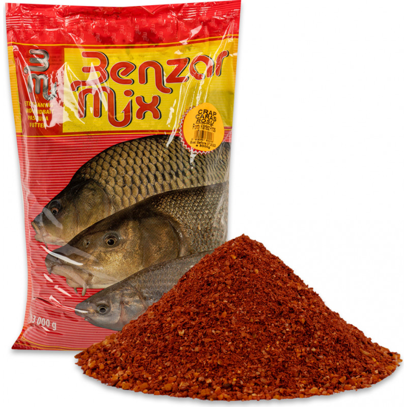 Benzar Mix GROUND BAIT BENZAR MIX 3 KG CARP - CARASSIUS RED