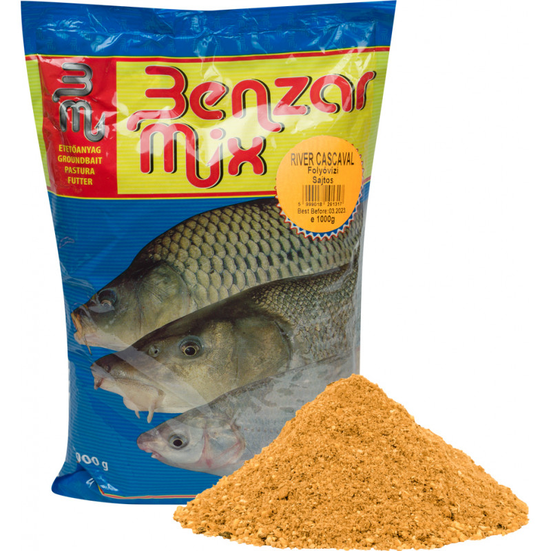 Benzar Mix GROUNDBAIT BENZAR MIX CHEESE FOR STREAM 1 KG