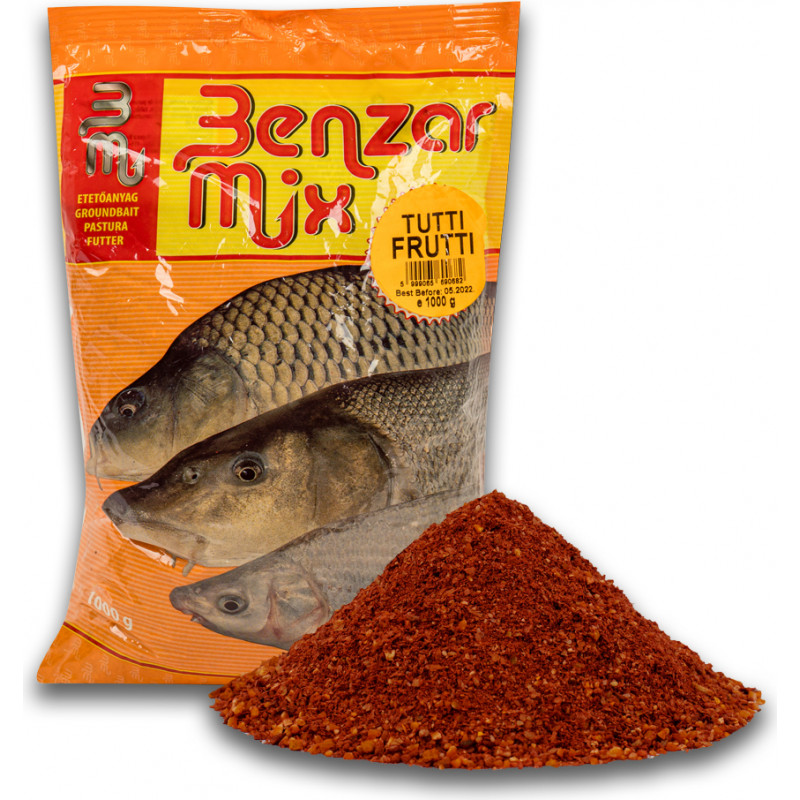 Benzar Mix GROUNDBAIT BENZAR MIX 1 KG TUTTI - FRUTTI