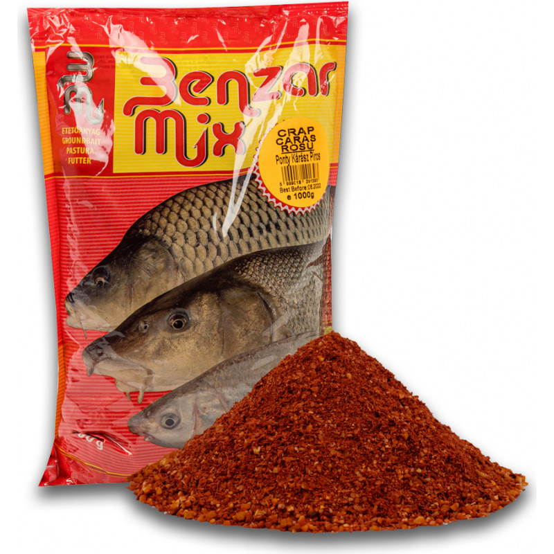 Benzar Mix GROUNDBAIT BENZAR MIX 1 KG CARP - CARASSIUS RED