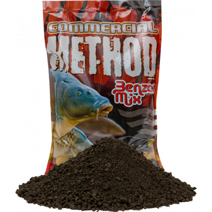 Benzar Mix COMMERCIAL GROUNDBAIT BLACK HALIBUT BLACK 800 GR