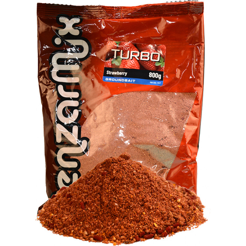 Benzar Mix BENZAR TURBO GROUNDBAIT STRAWBERRY 800G