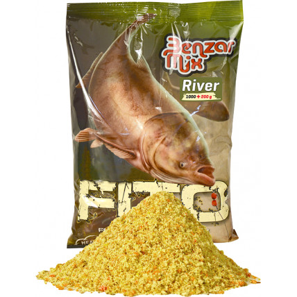 Benzar Mix BENZAR TURBO FITO RIVER GROUNDBAIT 1,5 KG