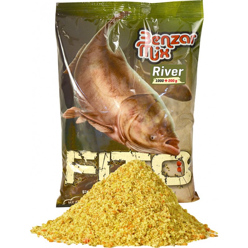 Benzar Mix BENZAR TURBO FITO RIVER GROUNDBAIT 1,5 KG