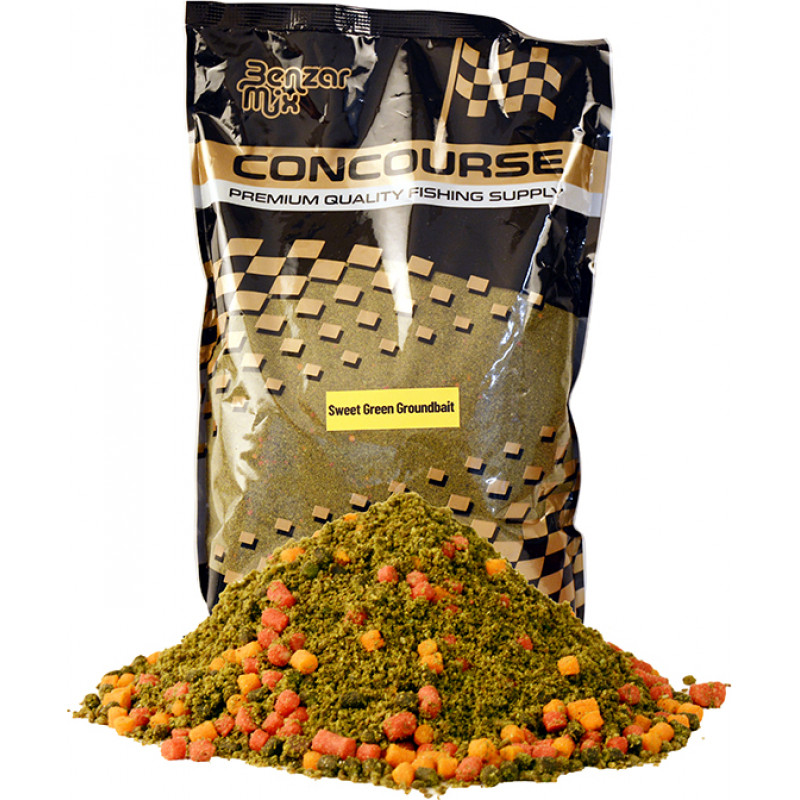 Benzar Mix CONCOURSE METHOD SWEET GREEN GROUNDBAIT