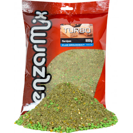 Benzar Mix BENZAR FLUO TURBO GROUNDBAIT MARZIPAN 800G