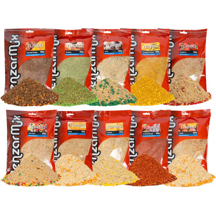 Benzar Mix BENZAR FLUO TURBO GROUNDBAIT CHOCOLATE-ORANGE 800G