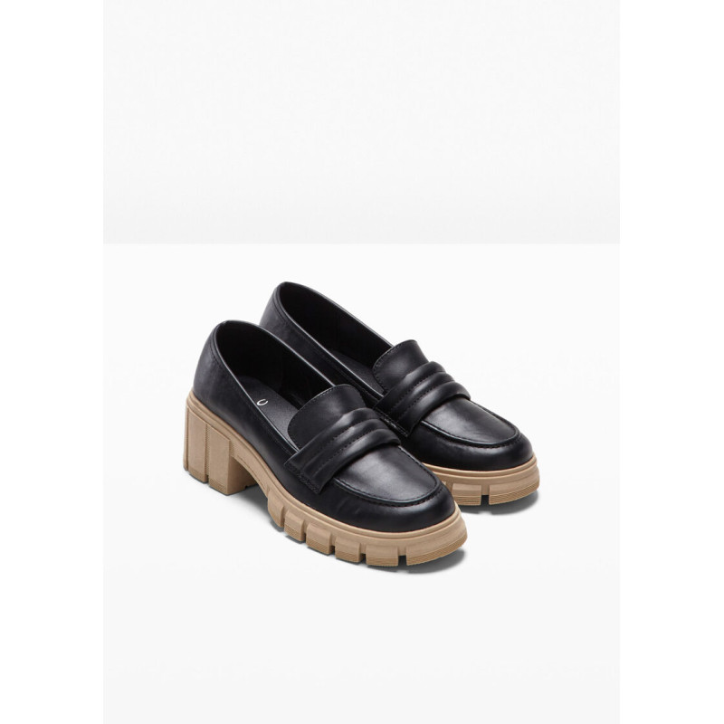 BPC collection melnas kurpes ar brūnu zoli, izmērs 39